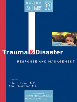 cover image of Trauma and Disaster Responses and Management